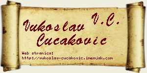 Vukoslav Čučaković vizit kartica